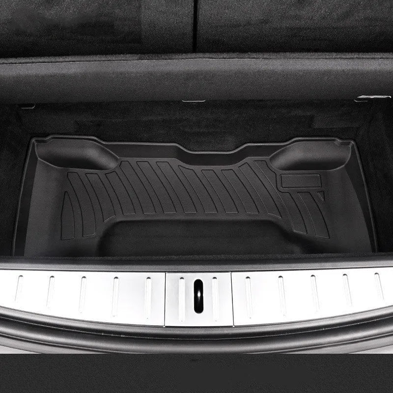 Rubber floor mats for Tesla cars with TPE footrest style for Model 3, Y, S and X vehicles