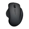 Grey rechargeable wireless mouse for laptops with USB charging cable