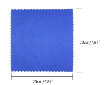 Automotive iron powder rust remover spray with blue sponge and towel accessories