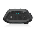 Bilateral stereo wireless rider headset in black or white with ATS chip, 15 metre range, and 25 hour battery
