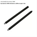Two-segment push-and-pull yoga fitness stick with rope mechanism for pilates resistance training