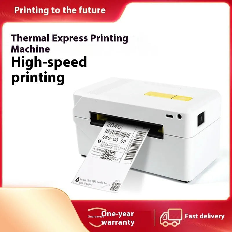 FlashLabel Thermal Express Face Single Machine label printer in black and white models