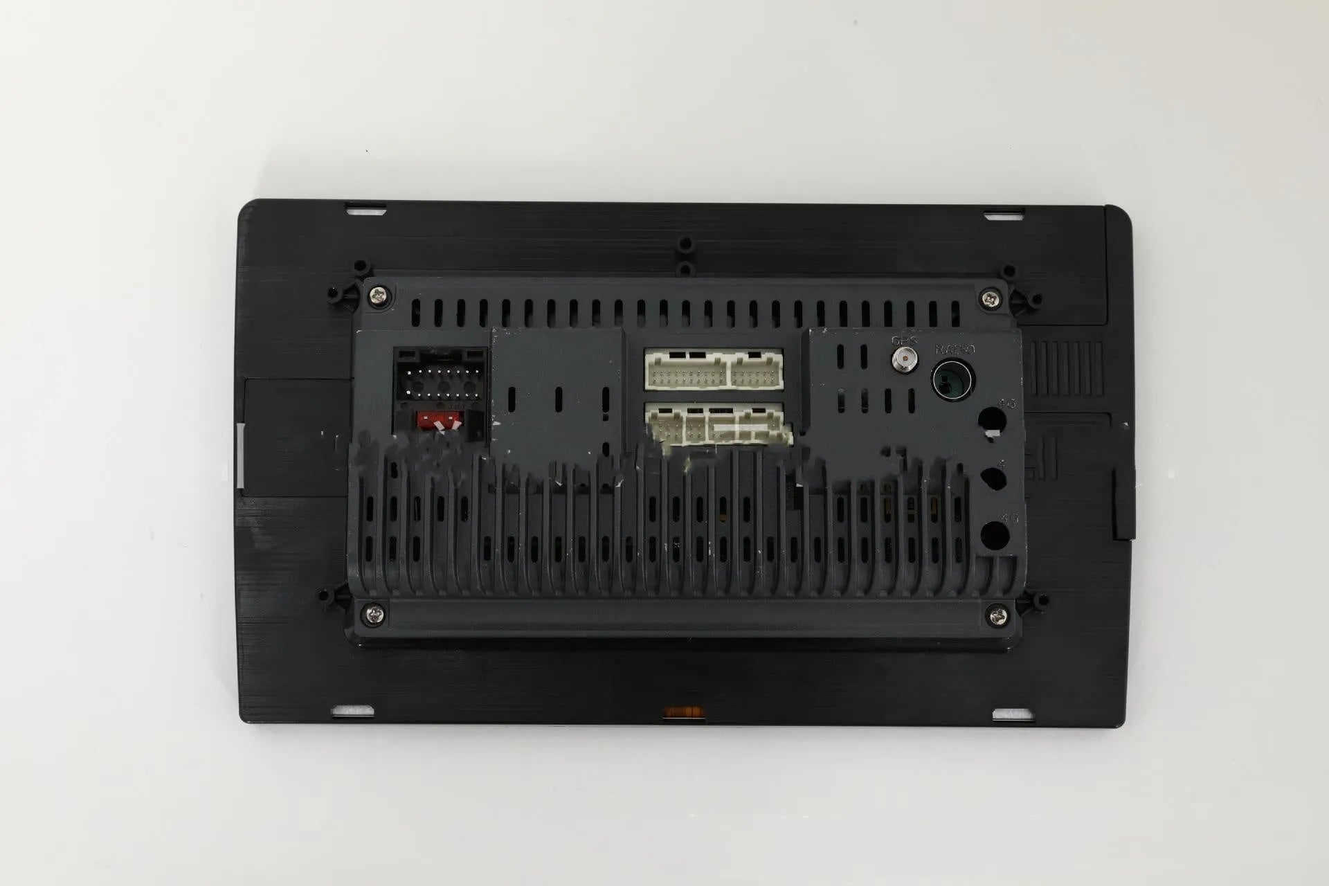 10.1 inch Android car head unit with trapezoid touchscreen panel for universal dashboard installation