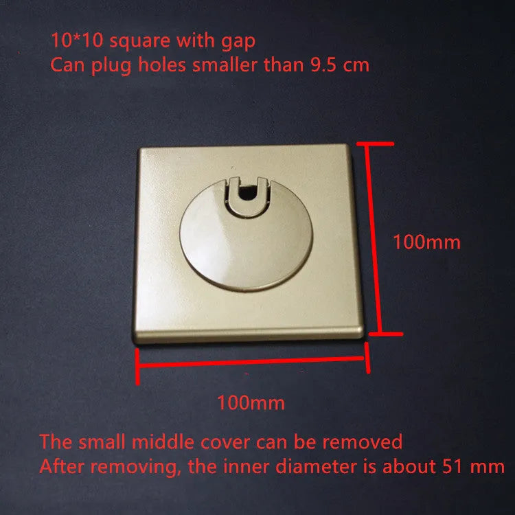 ABS decorative sticker covering ring for wall holes with 3M adhesive in multiple styles