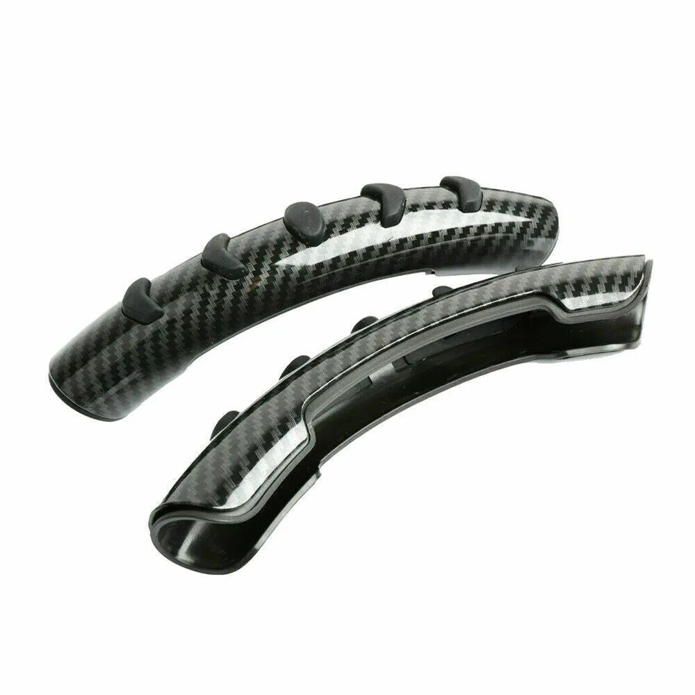 Carbon fibre black refitted steering wheel anti-skid sleeve for 38cm diameter wheels made of fibre material