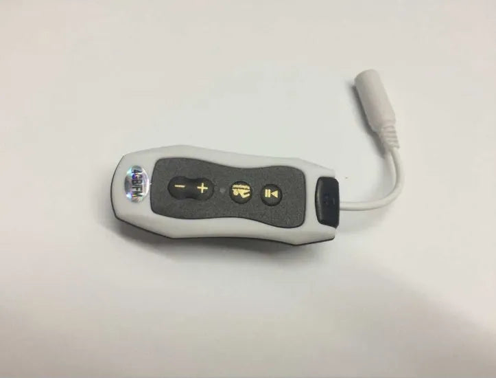 Compact waterproof Bluetooth MP3 headset for sports in multiple colours.