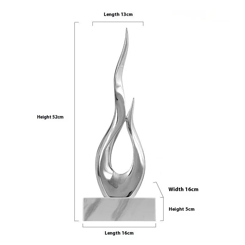 Modern half-handmade resin festival high-rise decoration craft in a choice of colours.