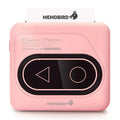 Bluetooth mini thermal printer in avocado green, pink, small yellow duck, or white colours for mobile phone printing