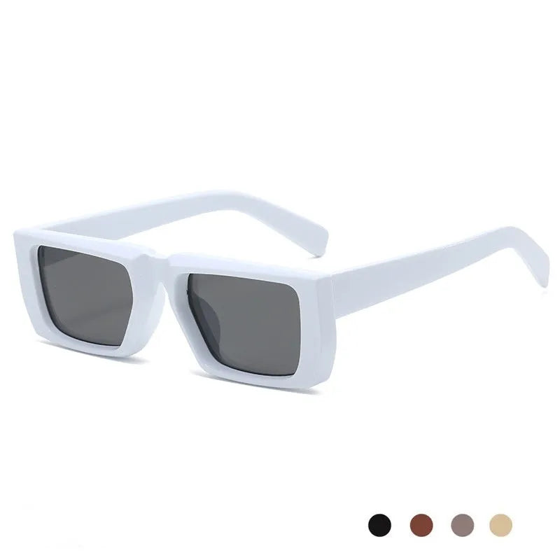 Special-shaped UV400 protection sunglasses with PC frames in multiple colour variations including black and grey lens options