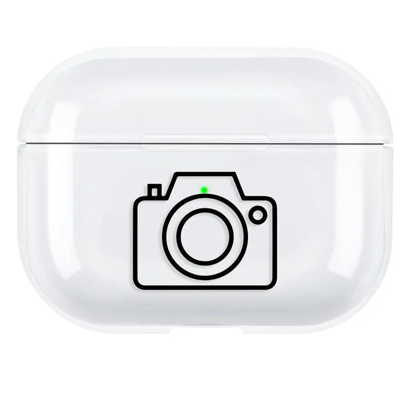 AirPods Pro 3 protective shell back cover in PC material with solid colour design