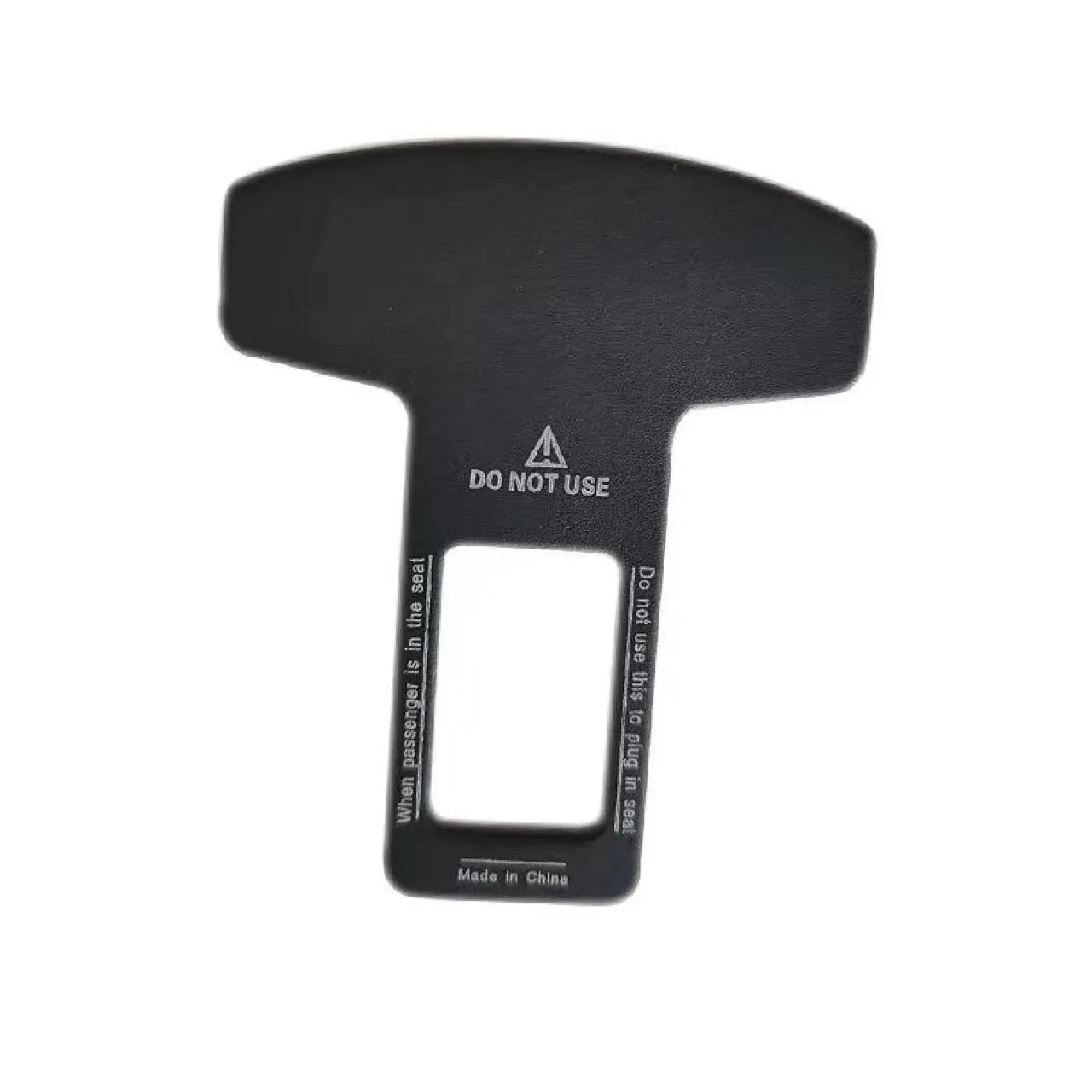 Aluminium alloy lock tongue buckle bottle opener keychain in frosted carbon fibre finish