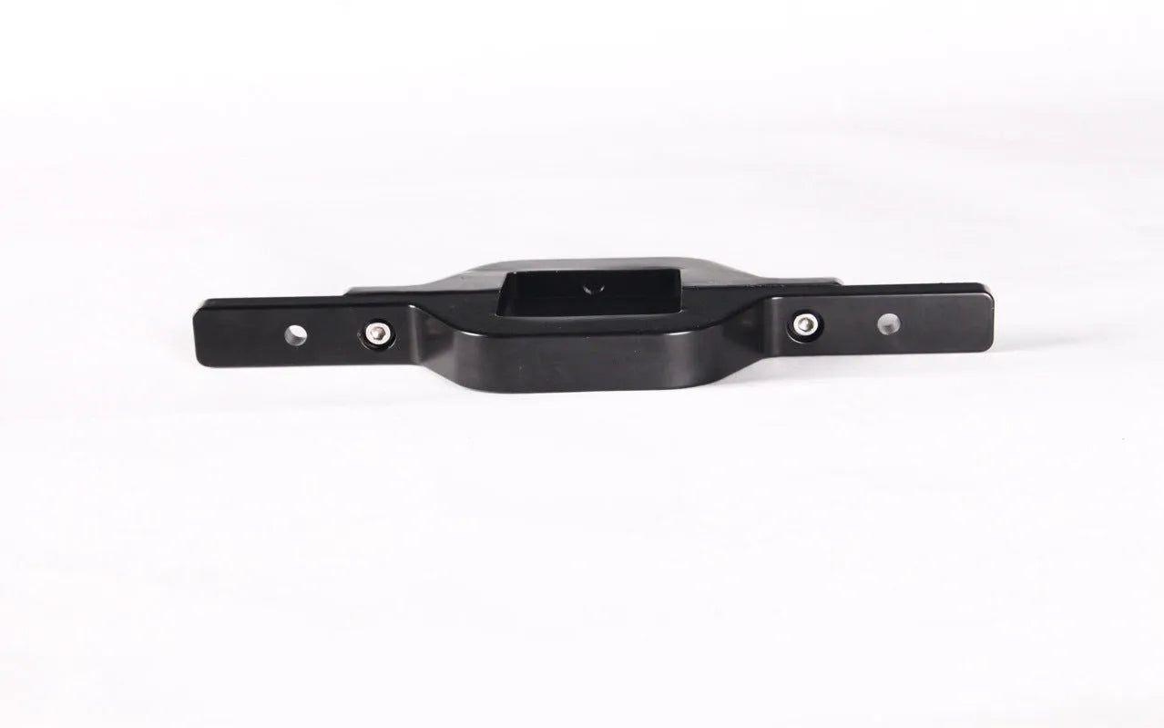 Black metal trailer hook lamp mounting bracket for off-road vehicle modifications
