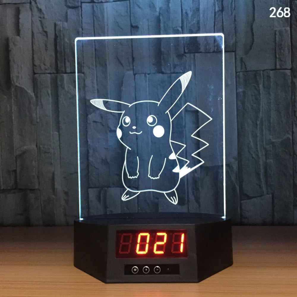 3D dolphin-shaped wireless LED table lamp with remote control on wooden surface