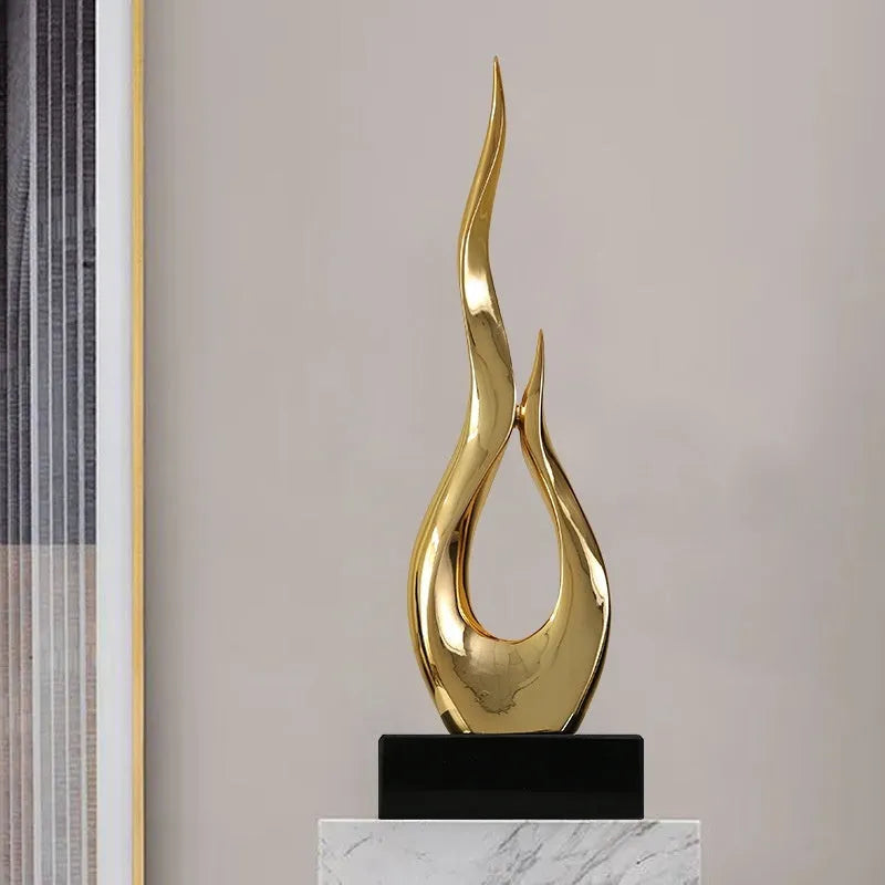Modern half-handmade resin festival high-rise decoration craft in a choice of colours.