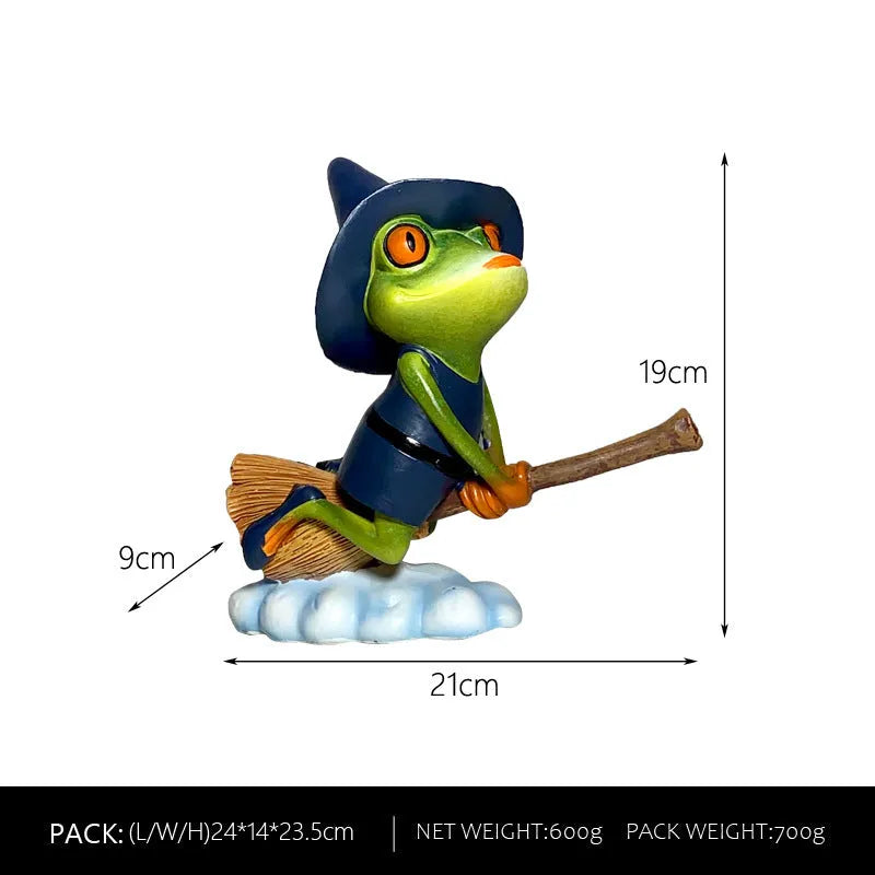 Magic Yoga Frog European style micro landscape ornament in RDW123 colour for home decoration