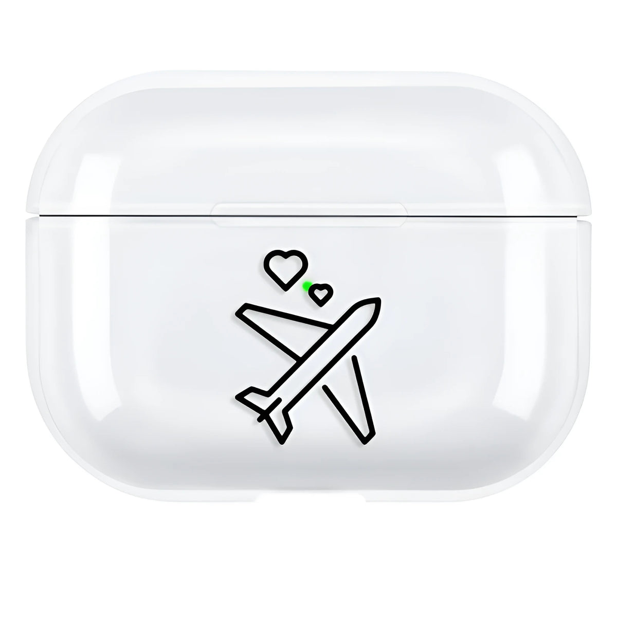 AirPods Pro 3 protective shell back cover in PC material with solid colour design