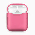 AirPods silicone protective case with anti-loss rope attached and shockproof earmuffs.