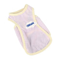 Cat wearing lightweight green mesh cooling vest with sports-style design