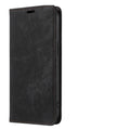 Genuine leather magnetic flip phone case in multiple colours for iPhone models.