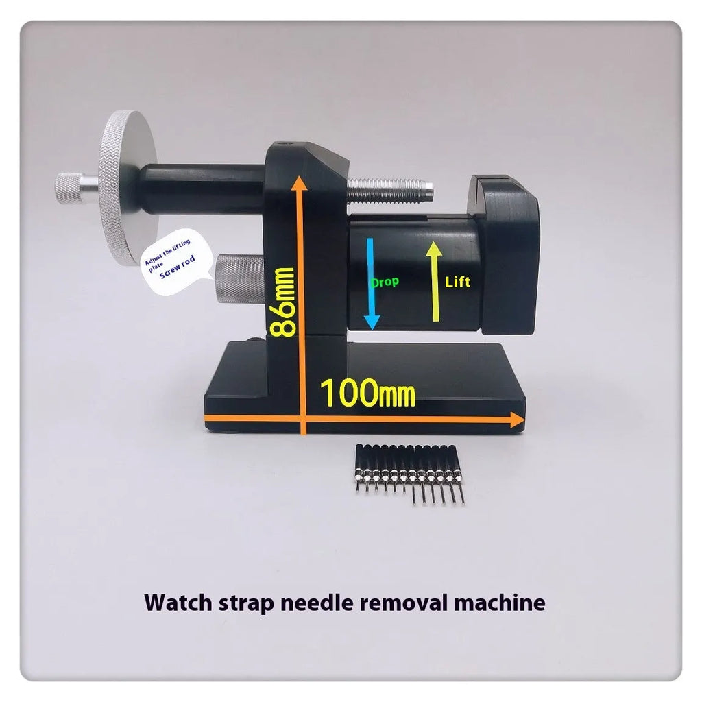 Alloy steel watch strap stripping machine for watch repair with dimensions 150x115x80mm
