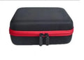Red EVA essential oil storage bag with 30 compartments for 15ml bottles, wall-mounted organiser