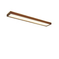 Solid wood long ceiling lamp in traditional Chinese style with linear design