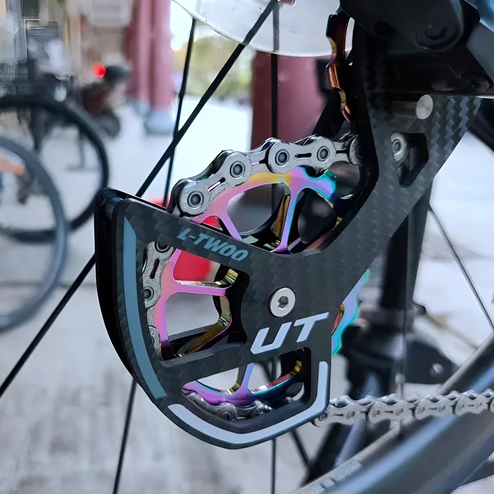 LTWOO 105 rear derailleur pulley wheels for Shimano R7000 with 13T upper and 18T lower jockey wheels
