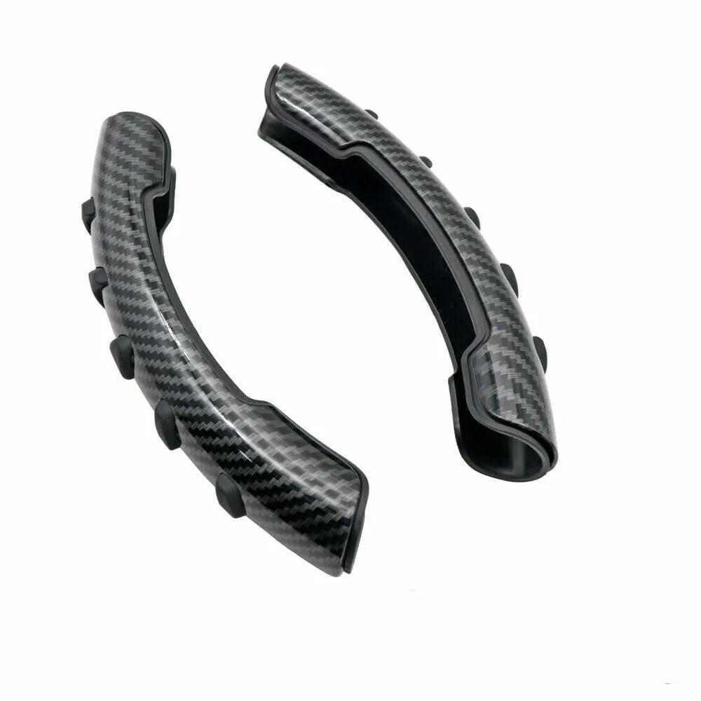 Carbon fibre black refitted steering wheel anti-skid sleeve for 38cm diameter wheels made of fibre material