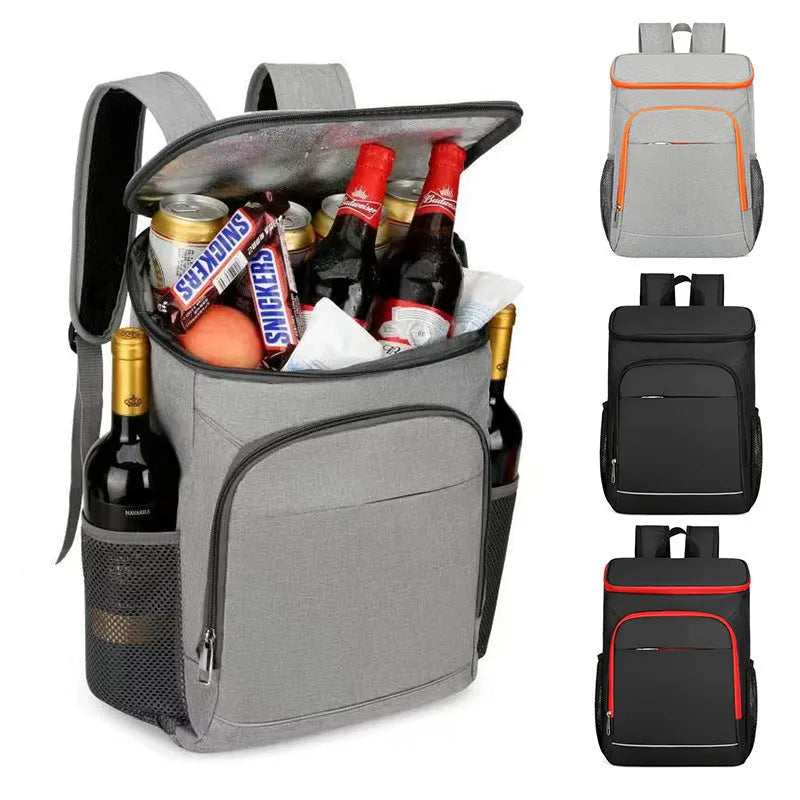 Large outdoor thermal picnic backpack in Oxford cloth with dry-wet separation compartments