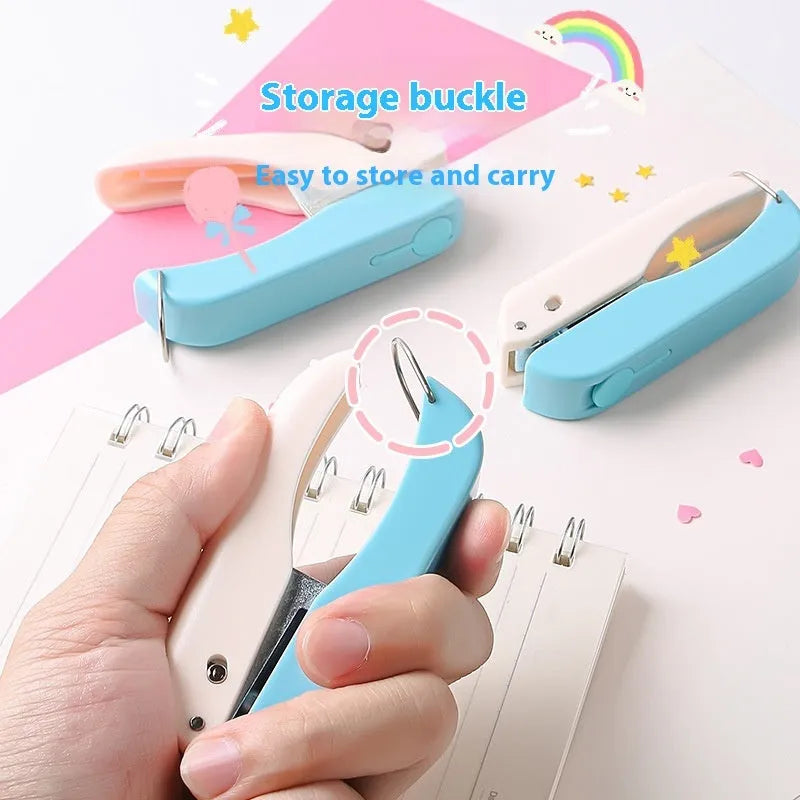 Manual punching machine with love, star, and round pattern attachments for paper crafts