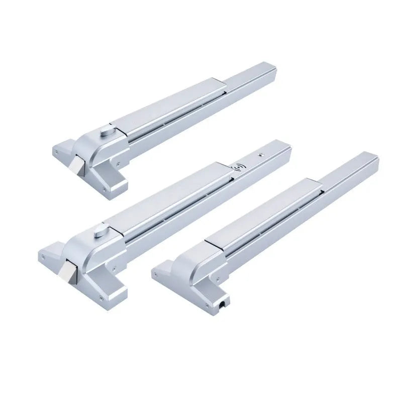 Stainless steel fireproof push lock with external handle for 65cm doors