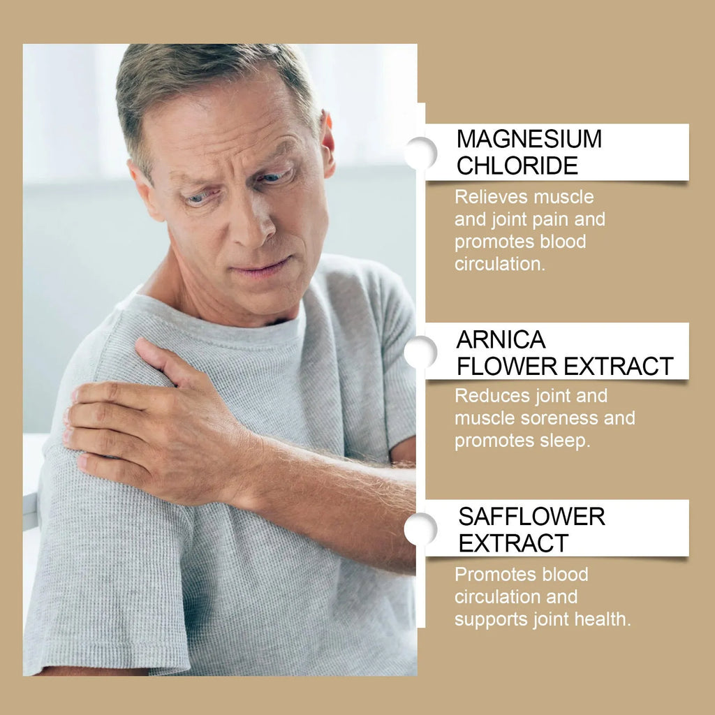 114g tube of magnesium cream for post-exercise body care with allantoin formulation
