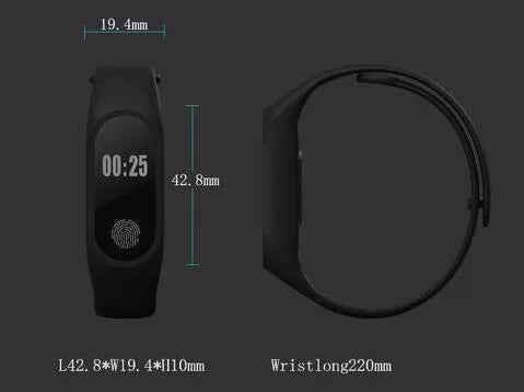 Motion intelligent hand ring in six colour options with heart rate monitoring and Bluetooth connectivity
