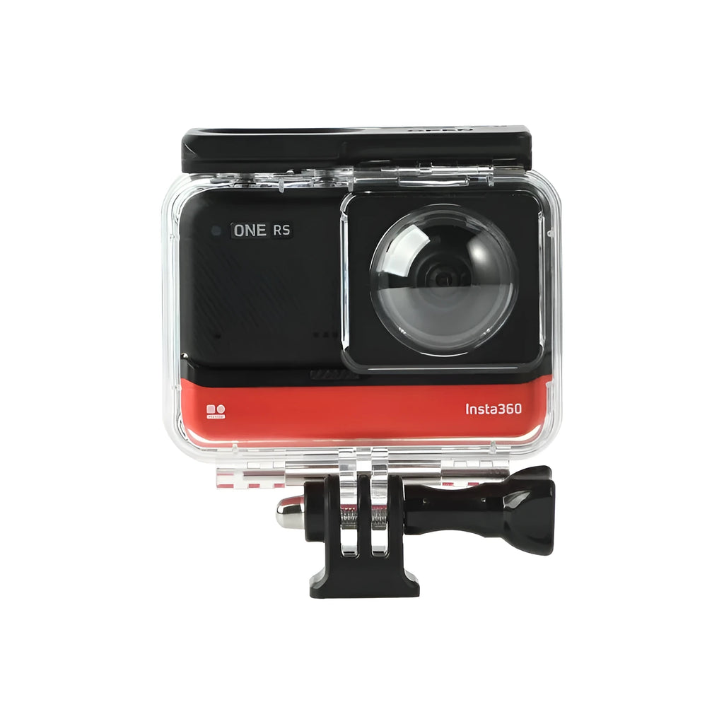 Transparent waterproof housing case for Insta360 One RS panoramic camera