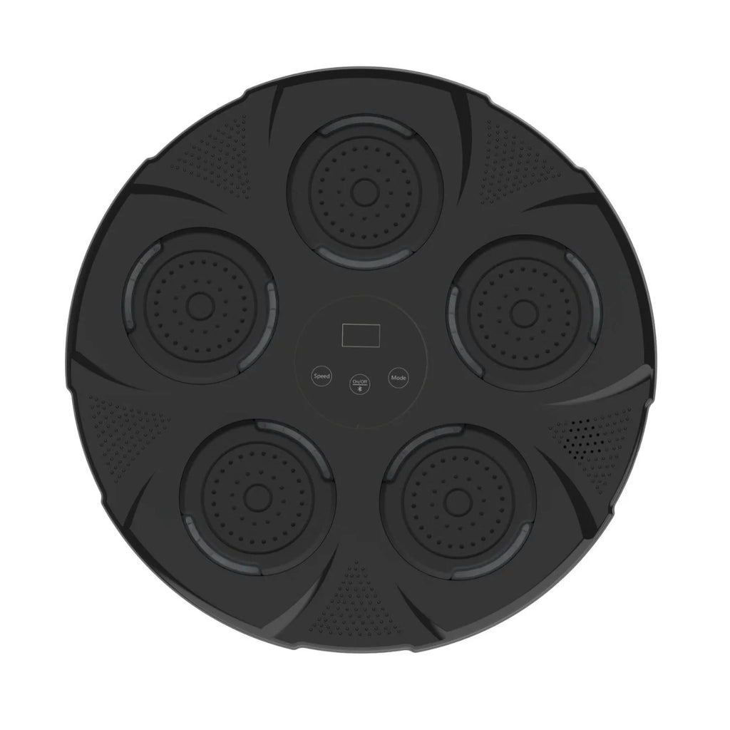 Wall-mounted smart boxing trainer target with ABS construction and blue accent lights