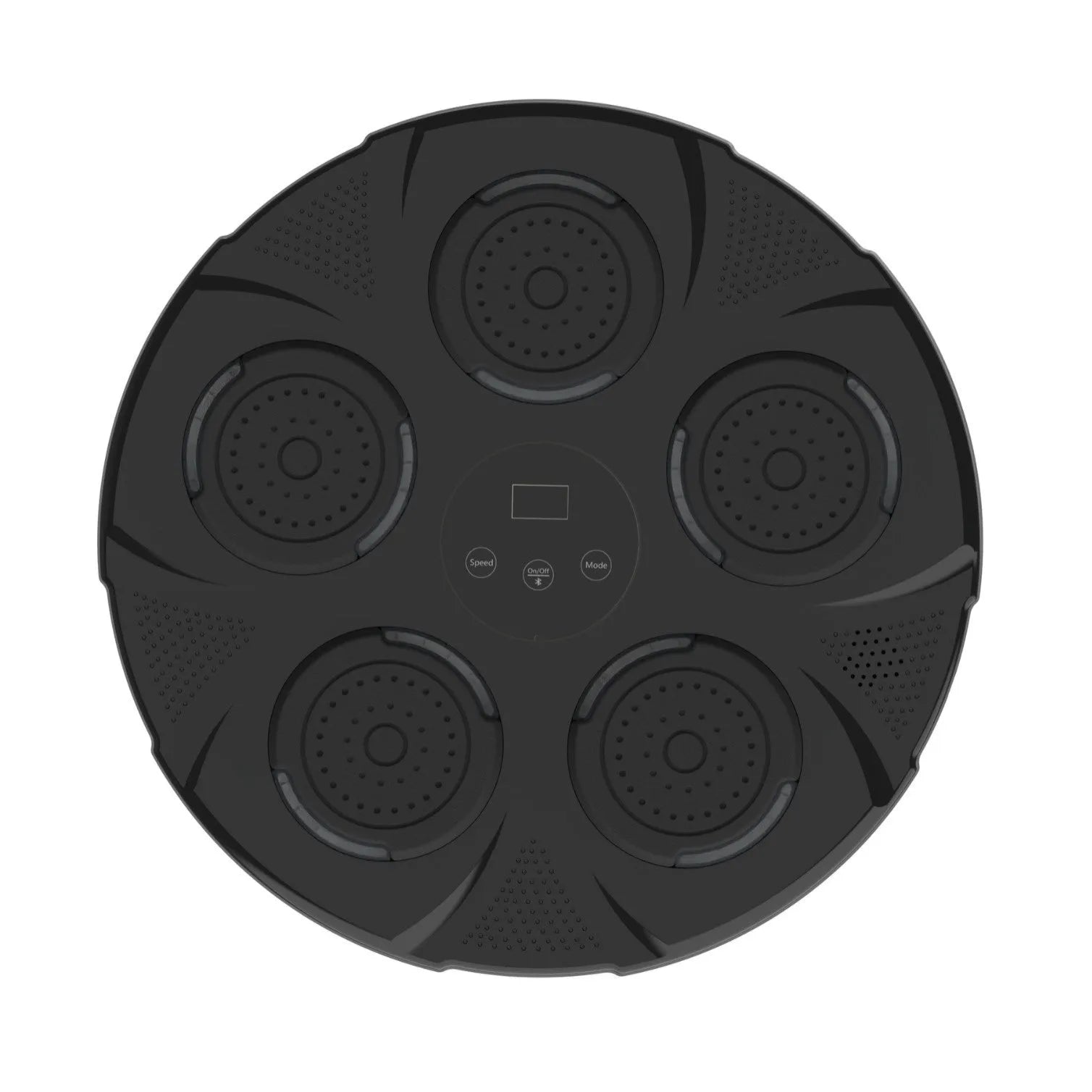 Wall-mounted smart boxing trainer target with ABS construction and blue accent lights