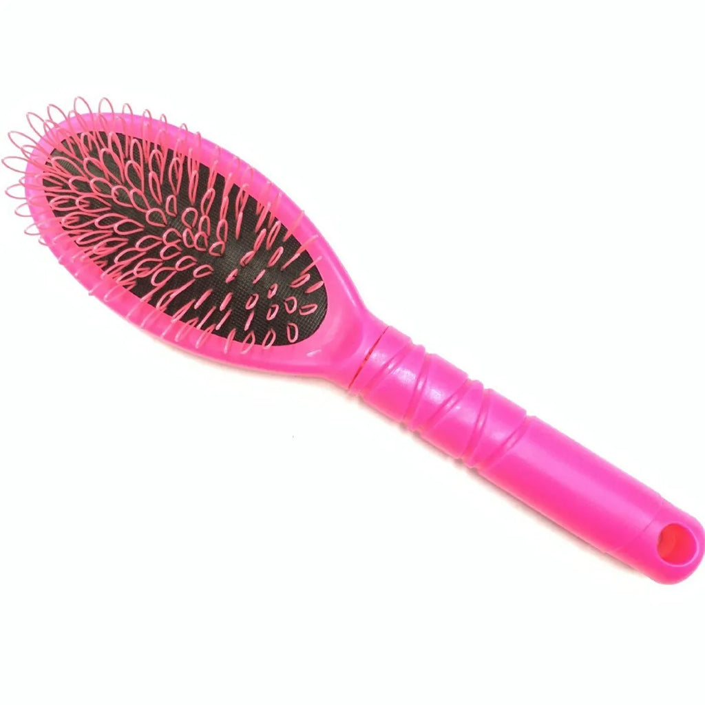 Black ring tooth hair extension comb made from ABS plastic measuring 22cm by 6cm