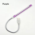 Spiral-shaped aluminum alloy USB LED night light for computer desk workspace illumination