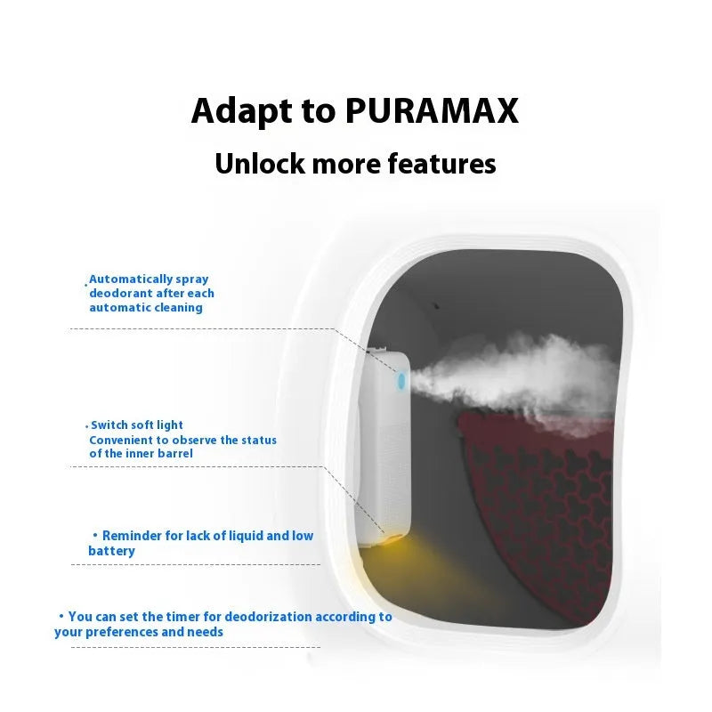 Xiaopei smart pet odour removal machine with bracket and purification liquid bottles
