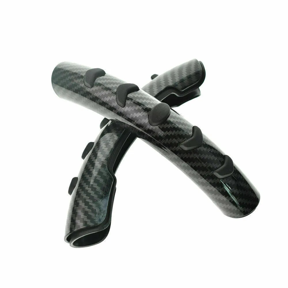 Carbon fibre black refitted steering wheel anti-skid sleeve for 38cm diameter wheels made of fibre material