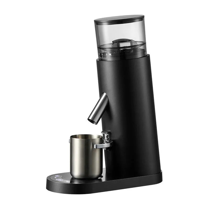 Portable electric coffee grinder machine with stainless steel body and 0.5L capacity