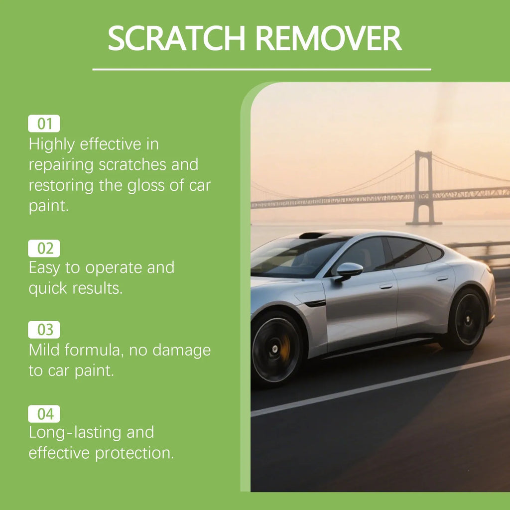 100g car paint scratch recovery cream in 3.8x16.3cm tube with nano coating formulation