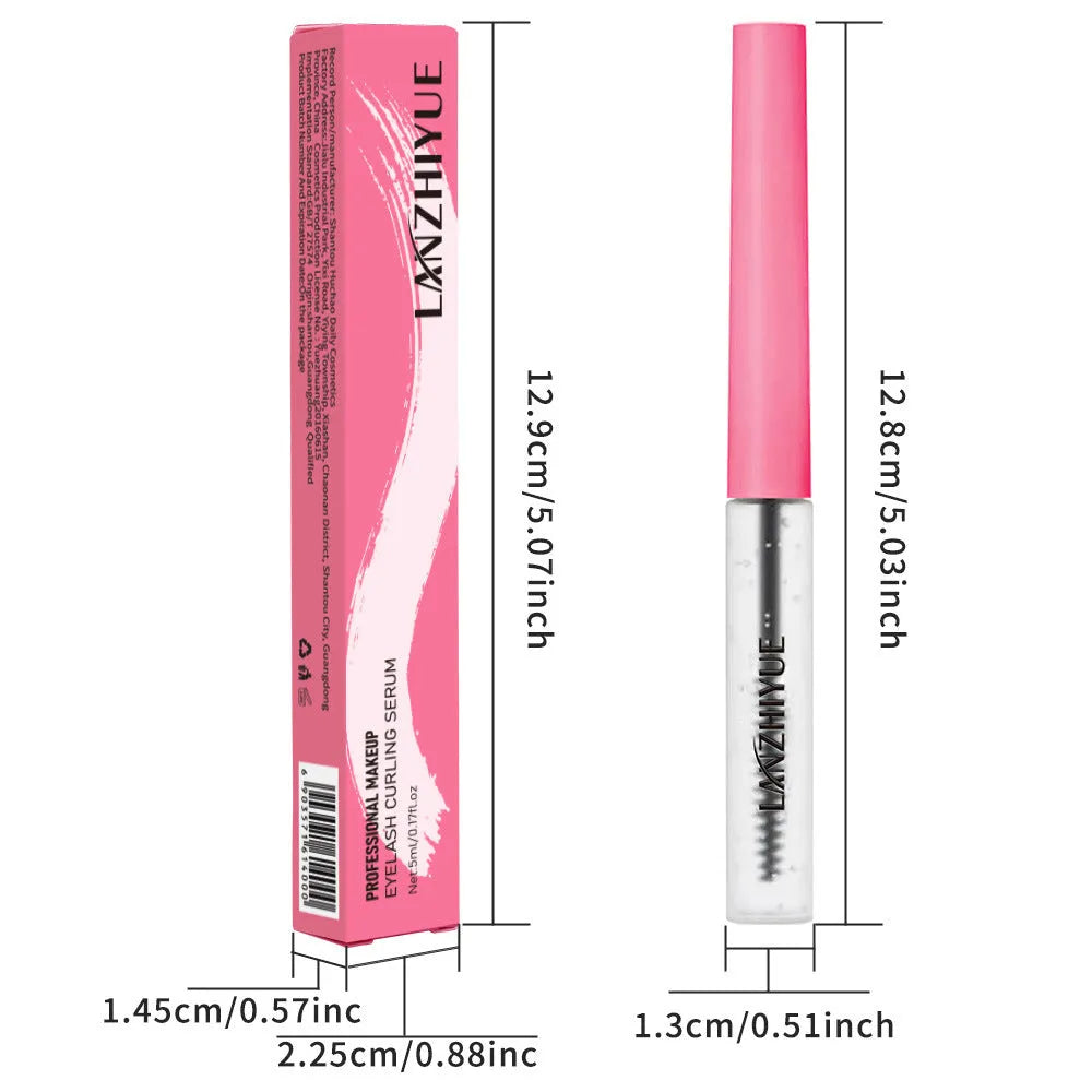 White eyelash growth liquid serum in packaging with LZY3911 and LZY4000 specifications