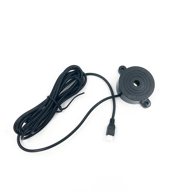 Four-sensor car reversing radar parking system with buzzer alert indicator and installation tools