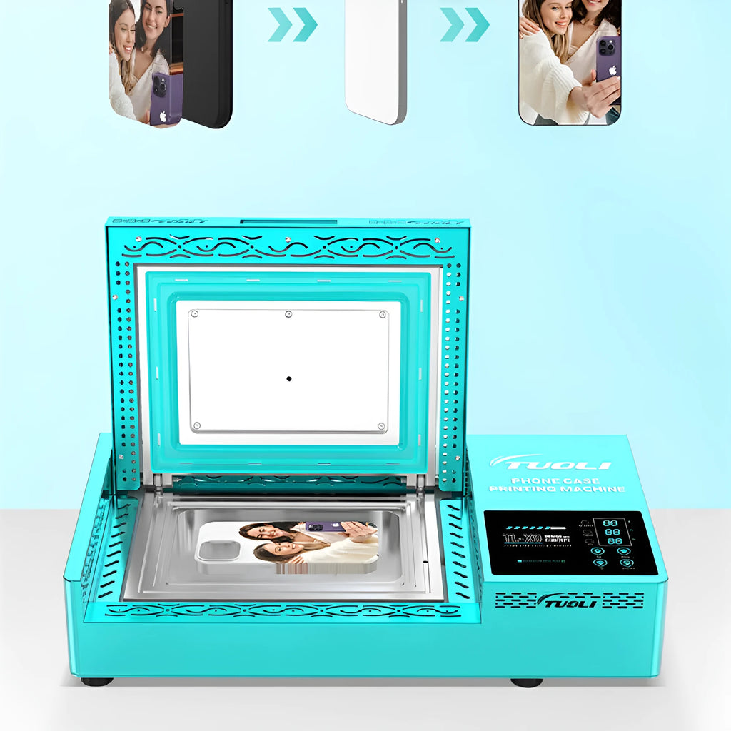 Metal phone case heat transfer printing machine for mobile phone shell decoration