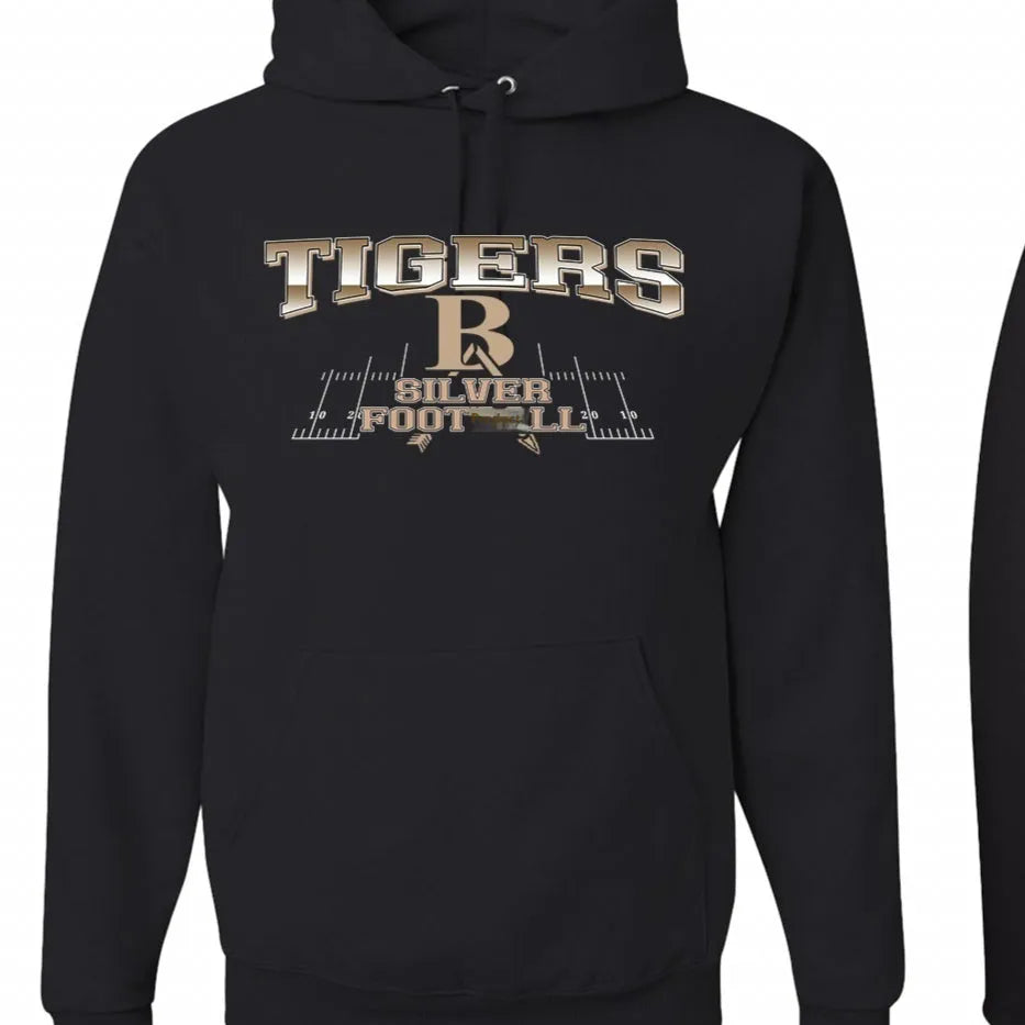 Black European size drop-shoulder sleeve hoodie with long sleeves and no collar