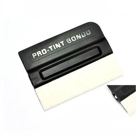 ABS plastic film scraper tool for vehicle wrap and tint removal with four scraping head format options
