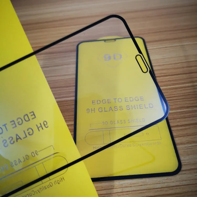 Black full screen glass tempered film protector for Xiaomi 10 Lite 11 Lite 4G 5G 11T Pro phones