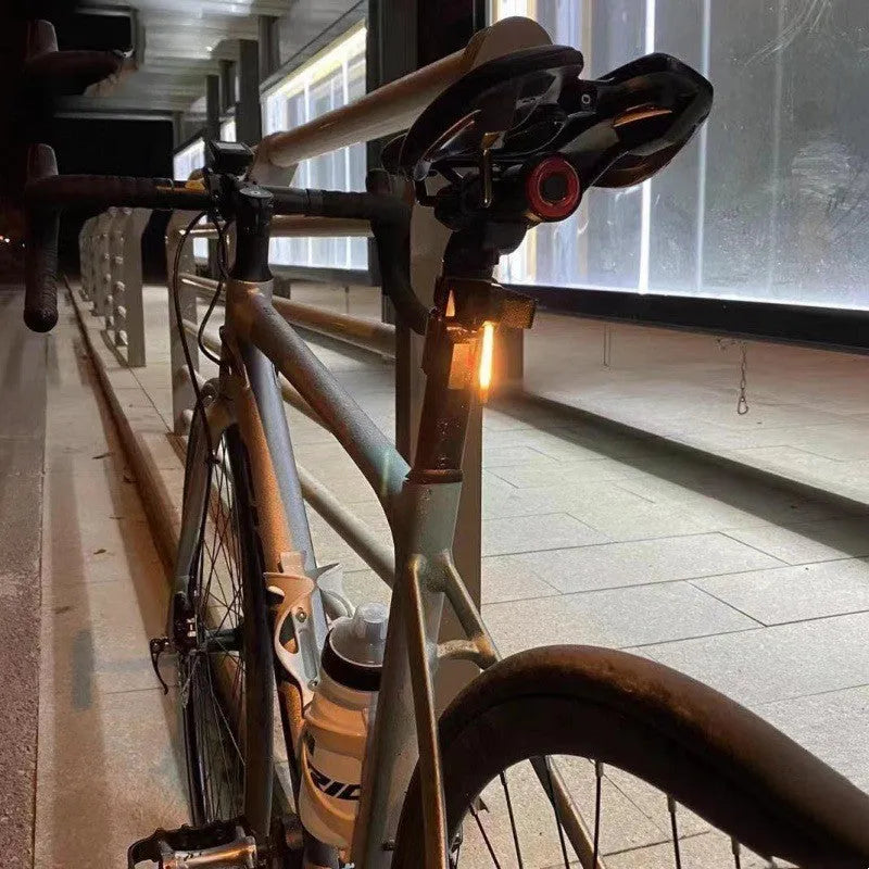 USB rechargeable cycling taillight modification wiring kit in five colour options with waterproof construction