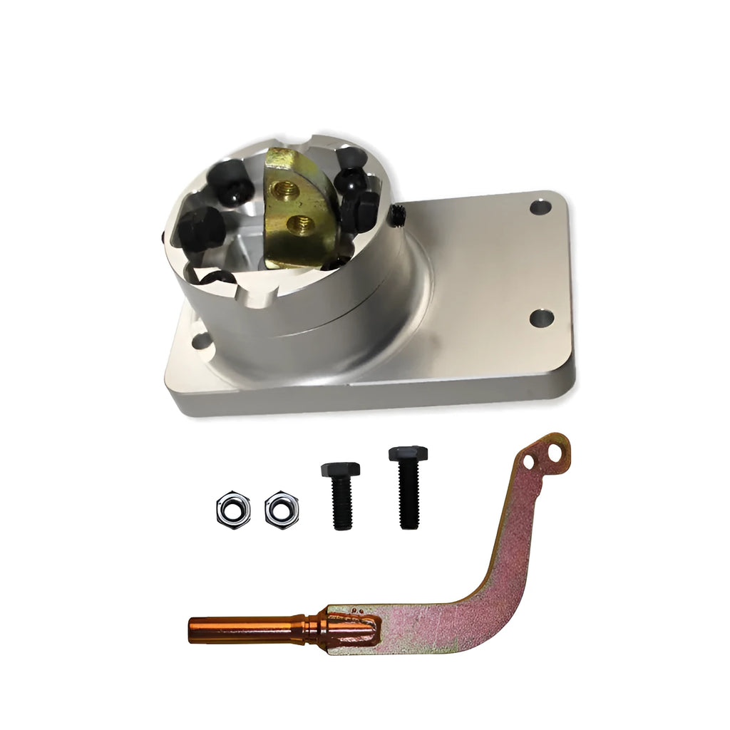 Silver aluminium alloy quick short rod gear shift lever for Horton vehicles